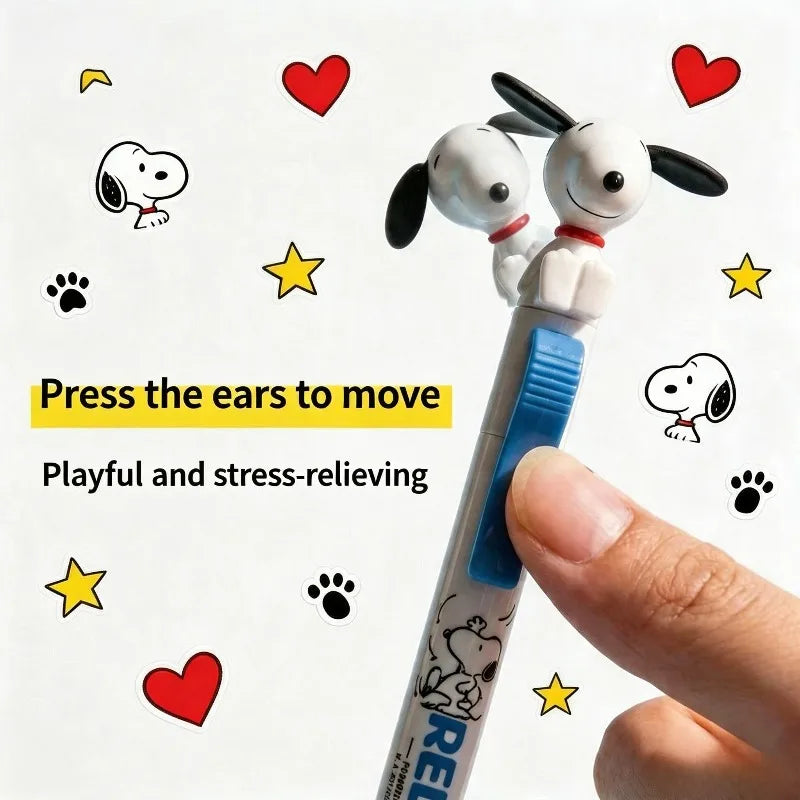 Snoopy Playful 0.5mm Black Gel Pen
