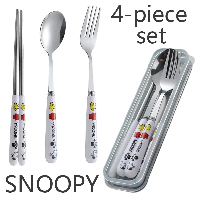 Snoopy 4pcs Utensils Set