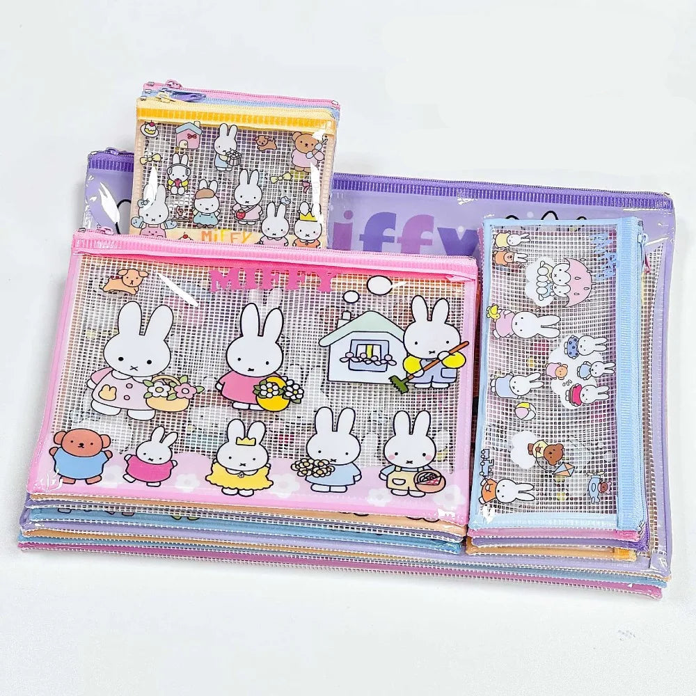 Miffy Kawaii Transparent Bag 4pcs