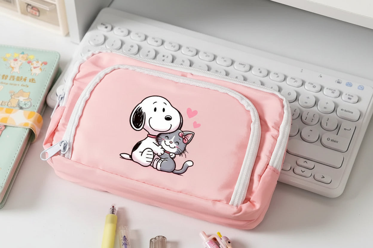 Snoopy 3 Layer Pencil Case