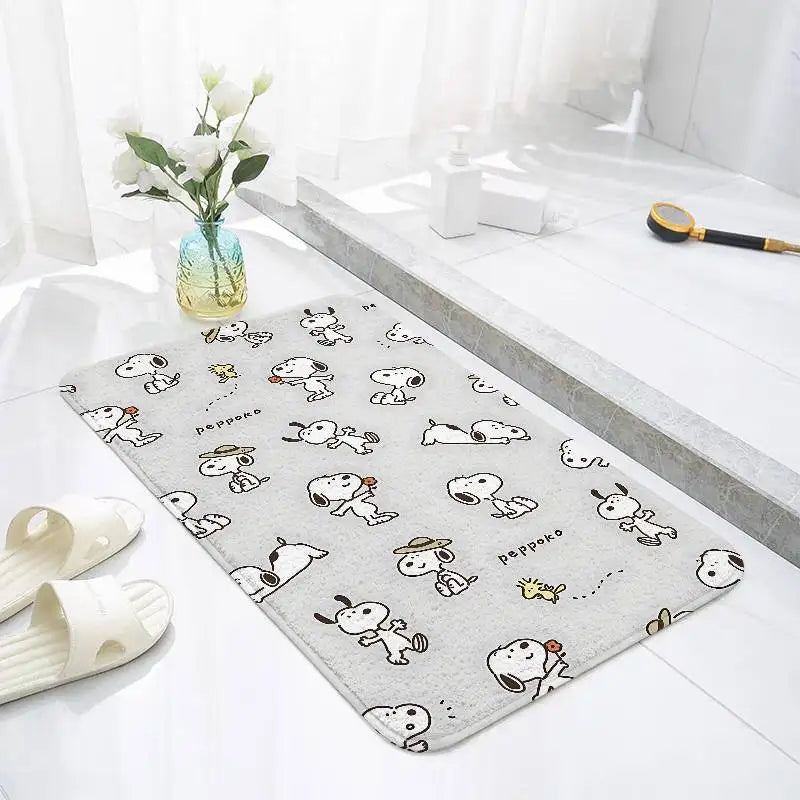 Snoopy Playful Bath Mat
