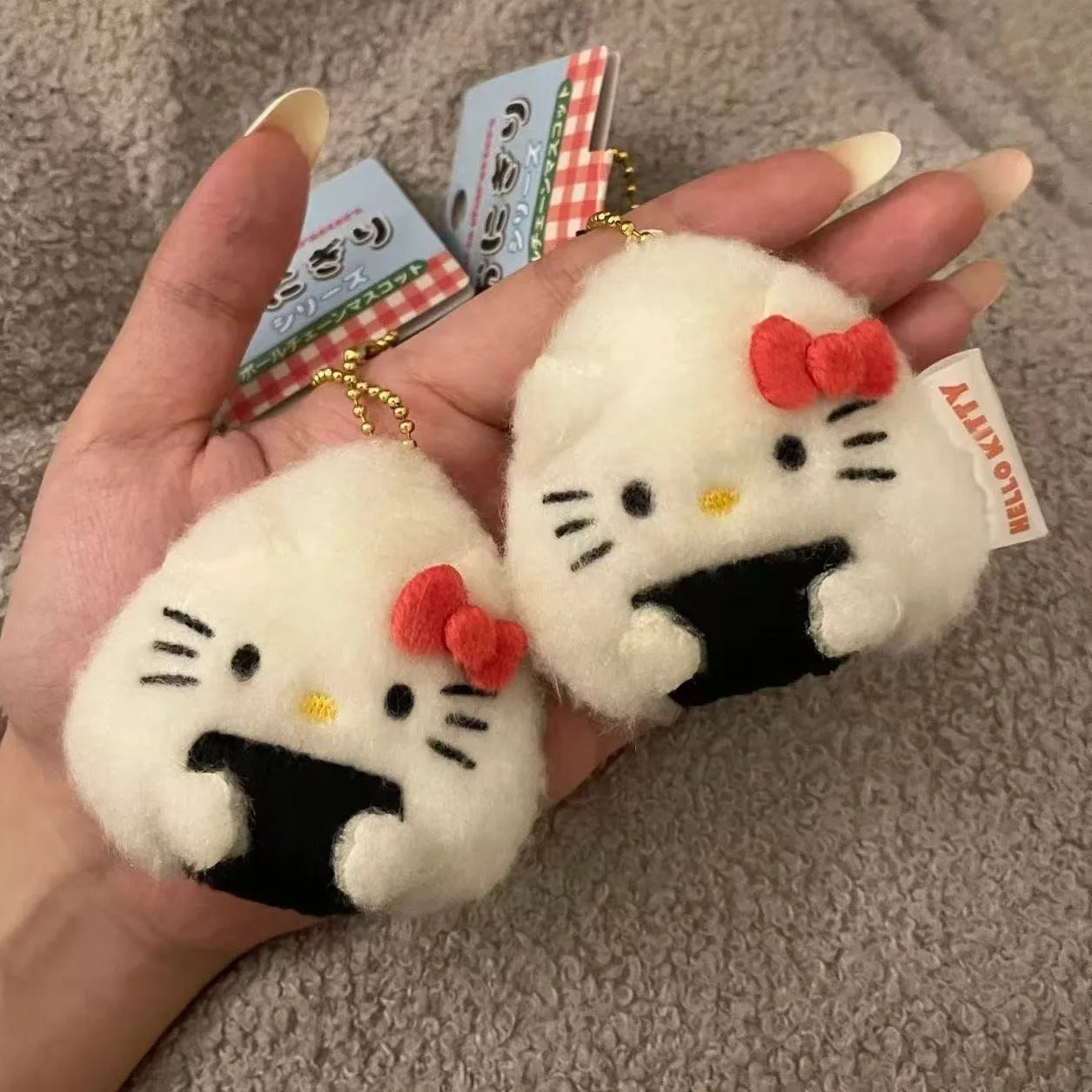 Hello Kitty Onigiri Keychain
