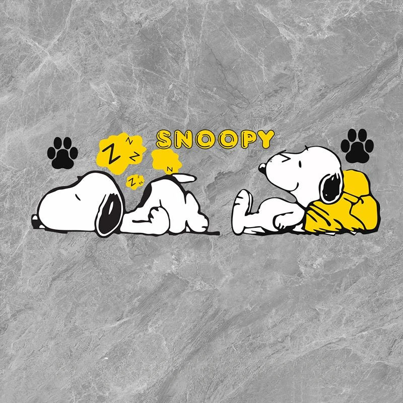 Snoopy Snoozing Car Sticker