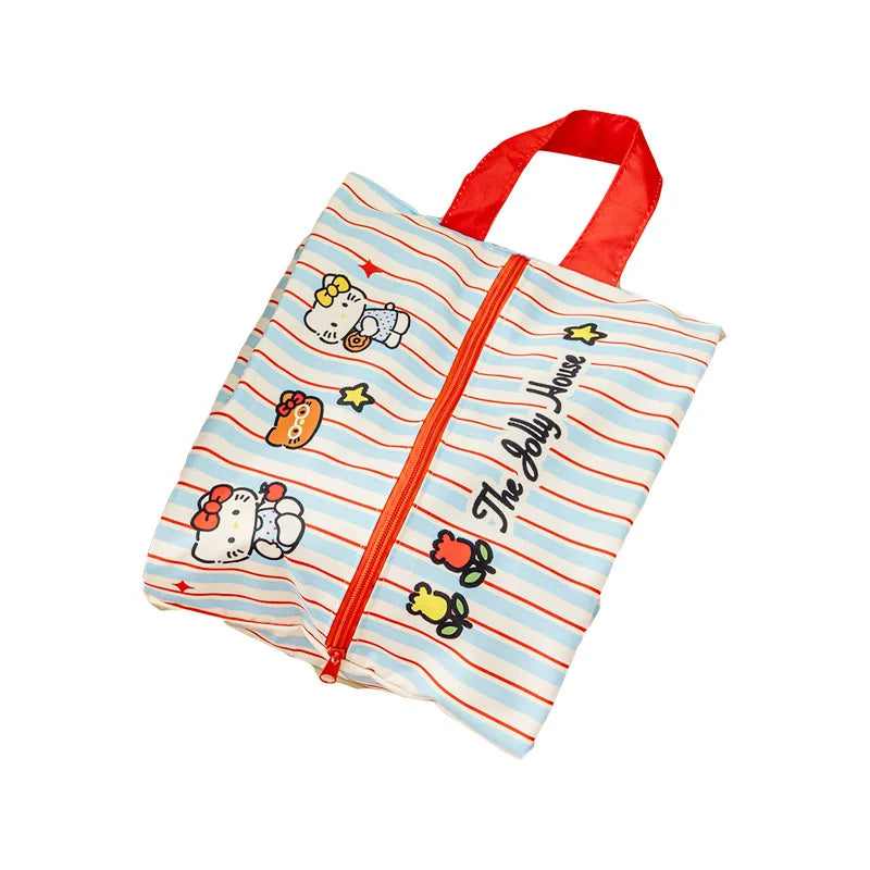 Hello Kitty Stripped Storage Bags