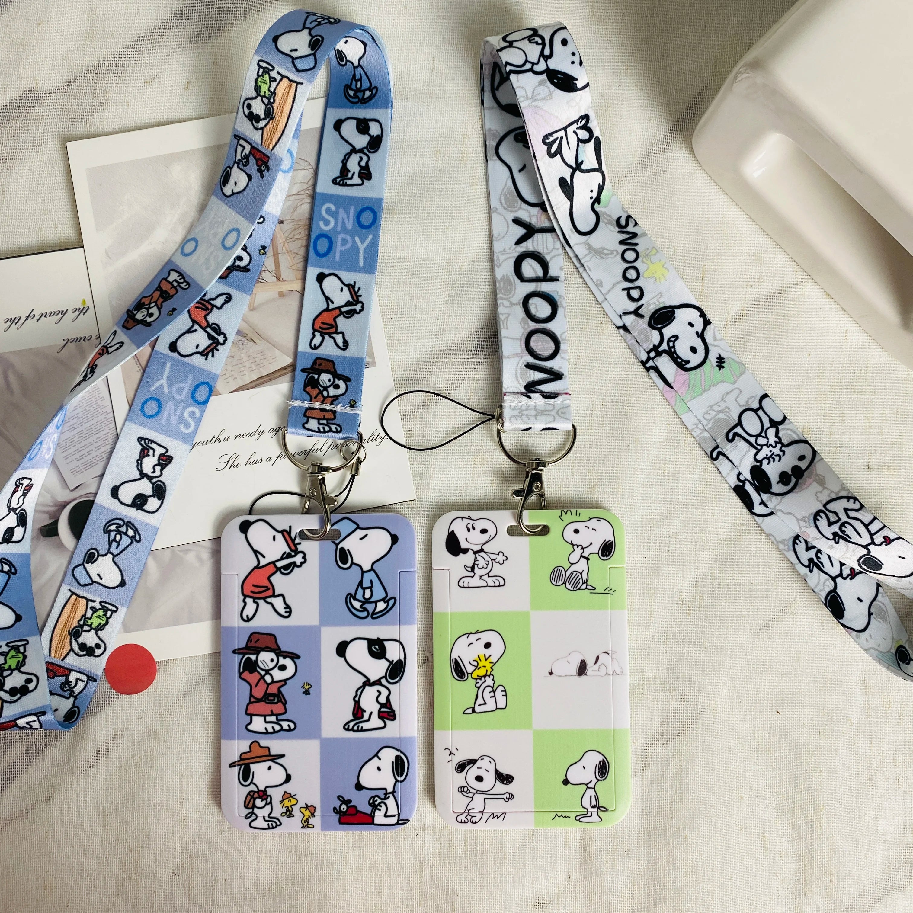 Snoopy Moody Lanyard Cardholder