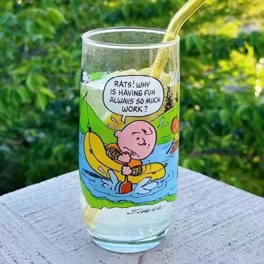 Snoopy & Friends Glass Cup