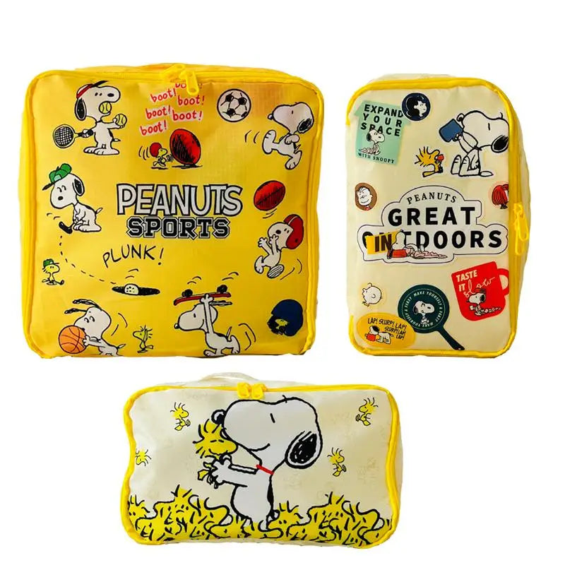 Snoopy Active Storage Bags 3pcs