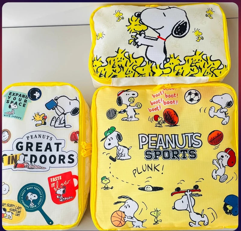 Snoopy Active Storage Bags 3pcs