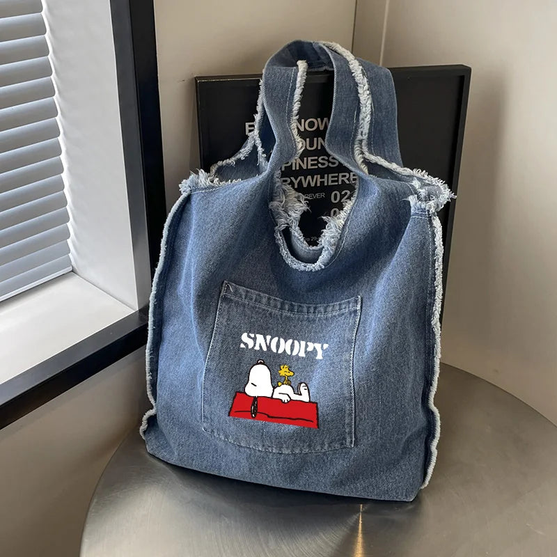Snoopy Vibin Denim Bag