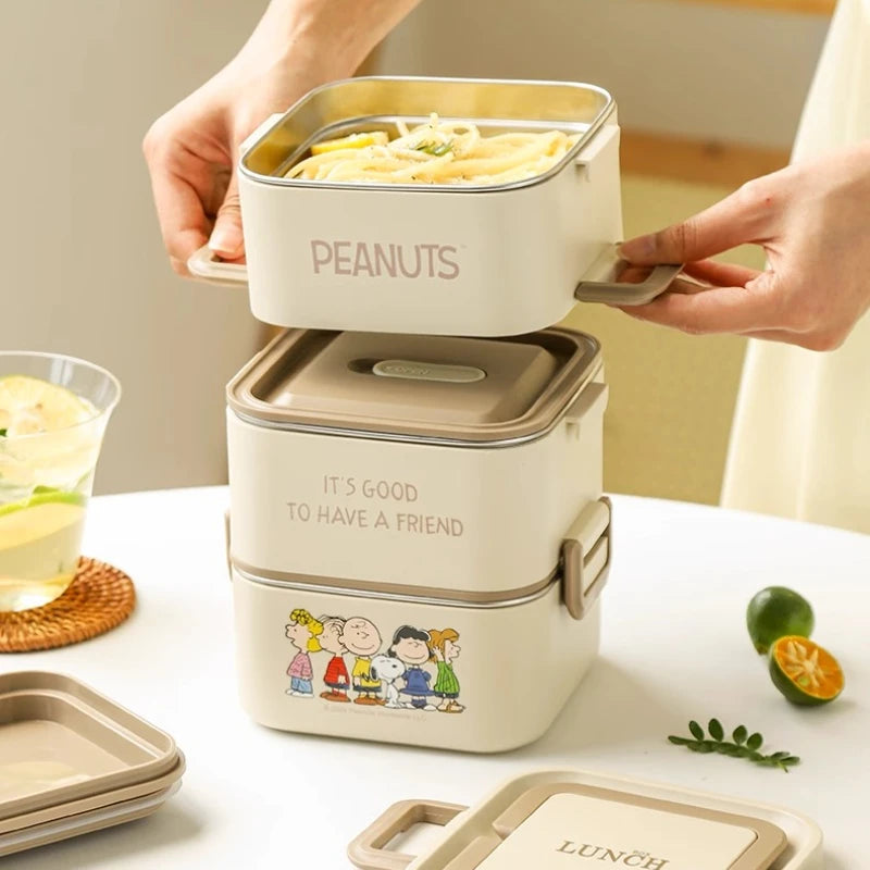 Snoopy Insulated Stainless Steel Lunch Box