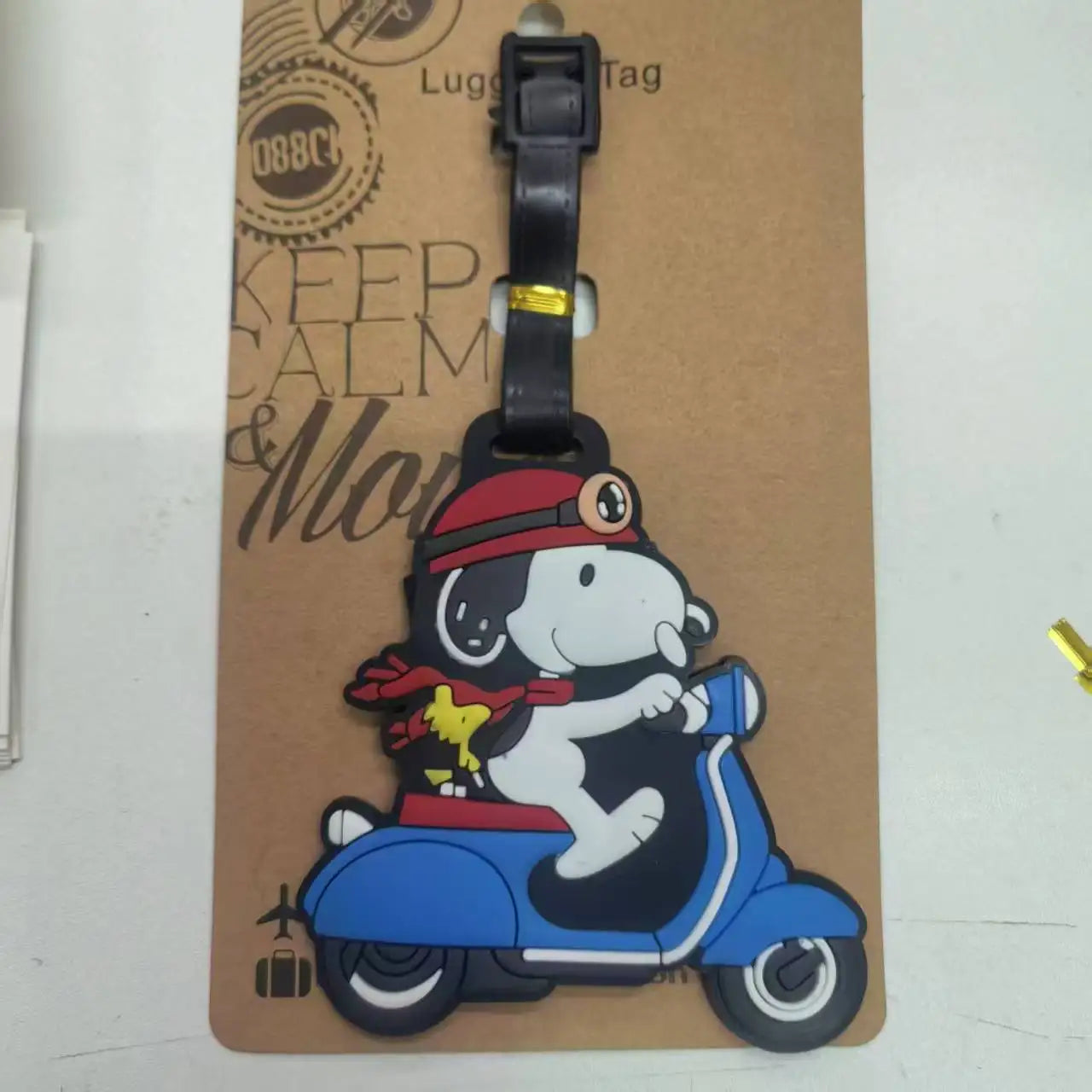 Snoopy Playful Luggage Tag
