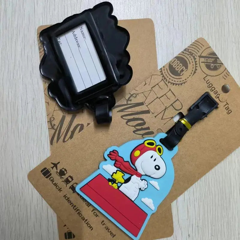 Snoopy Playful Luggage Tag