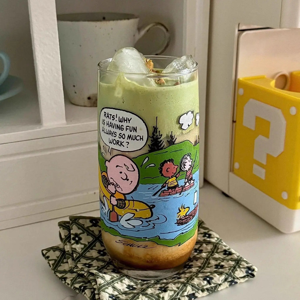 Snoopy & Friends Glass Cup