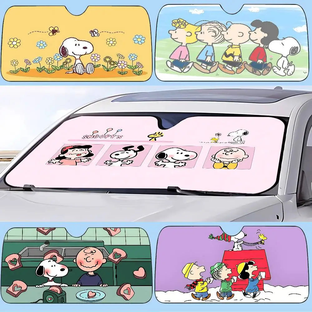 Snoopy Love Windscreen Cover