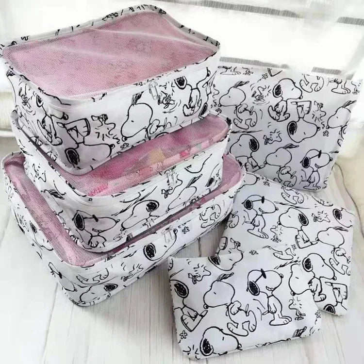 Snoopy 6pcs Storage Bags
