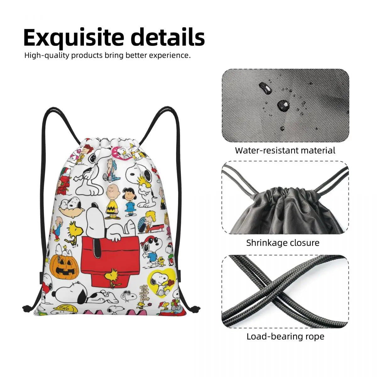 Snoopy & Friends Original Drawstring Bag