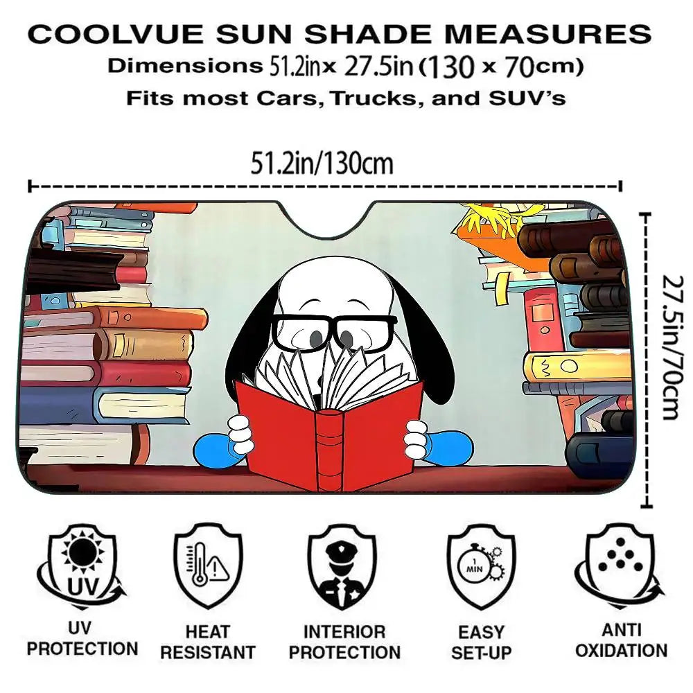 Snoopy Love Windscreen Cover