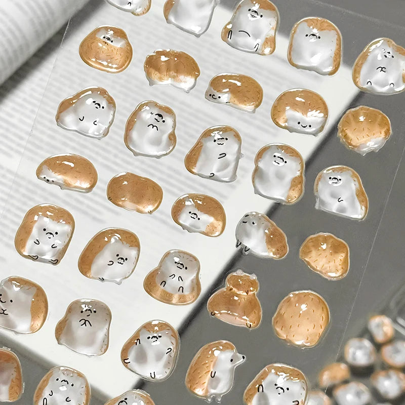 Adorable 3D Bubble Stickers