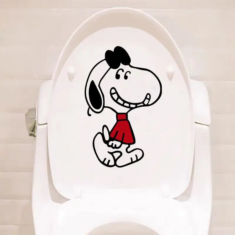 Snoopy Toilet Sticker