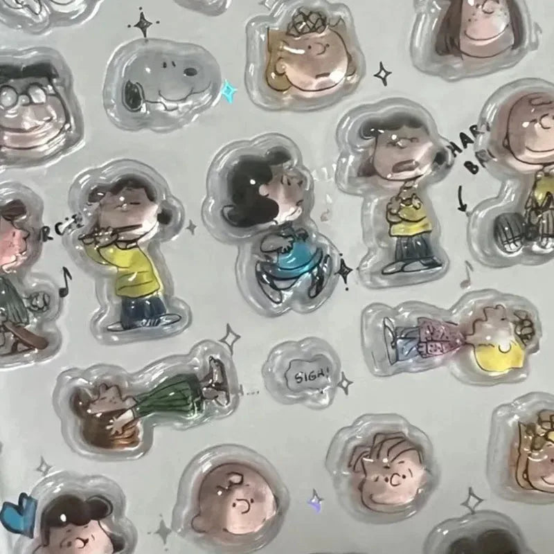 Snoopy & Friends 3D Bubble Stickers