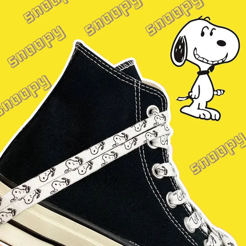 Snoopy Mono Shoe Laces