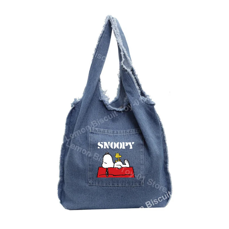 Snoopy Vibin Denim Bag
