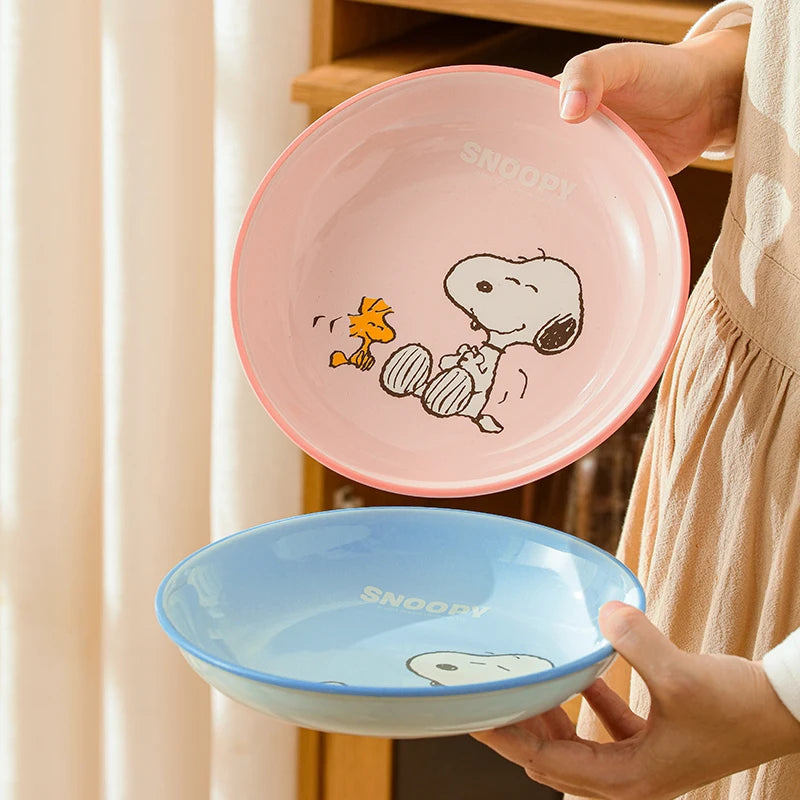Snoopy Satisfied Plate
