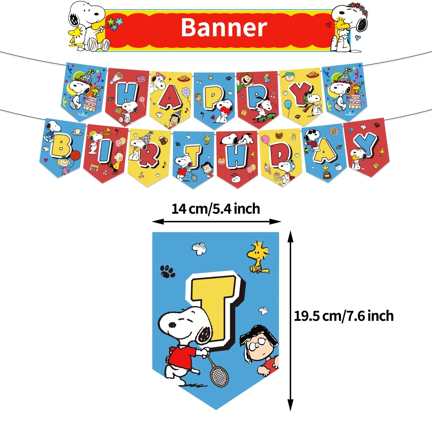 Snoopy & Friends Party Decor