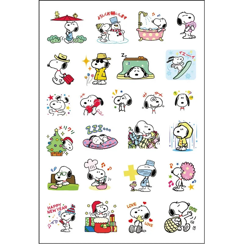 Snoopy Stickers 8pcs