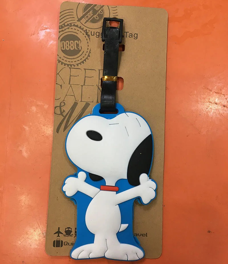 Snoopy Playful Luggage Tag