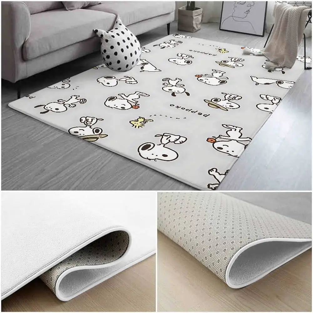 Snoopy Playful Bath Mat