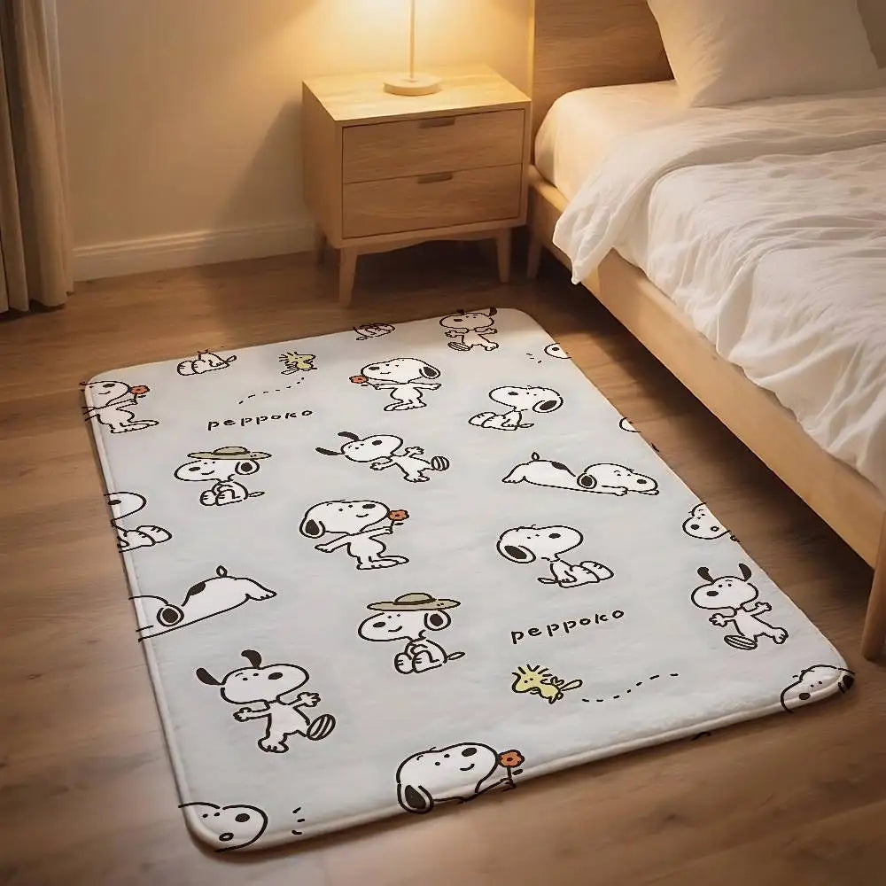 Snoopy Playful Bath Mat