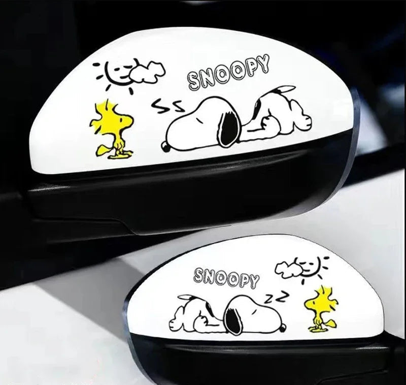 Snoopy Sleepy Car Sticker