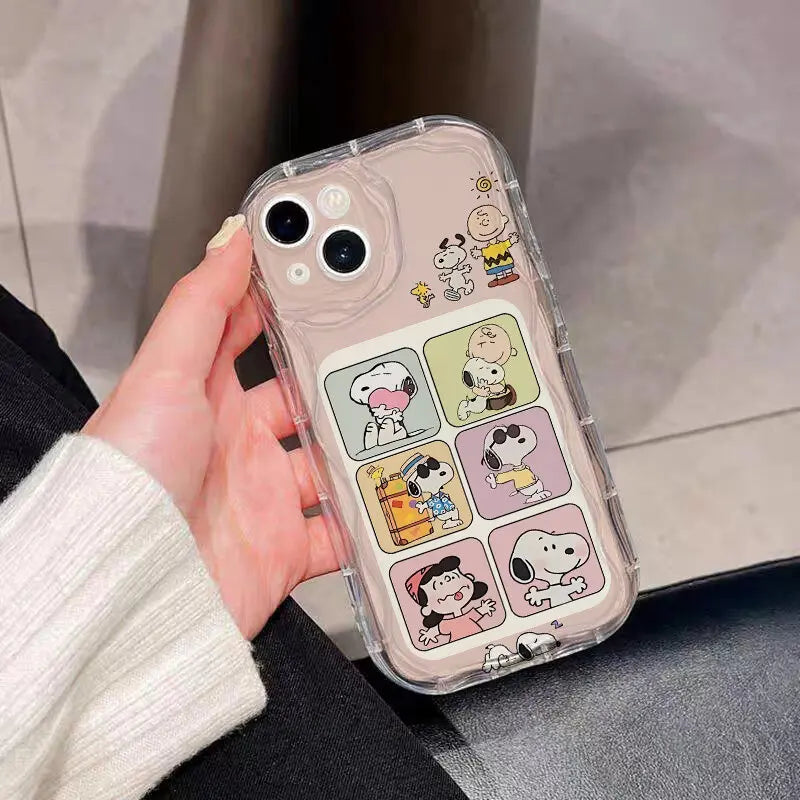 Snoopy Kawaii Wave Phone Case