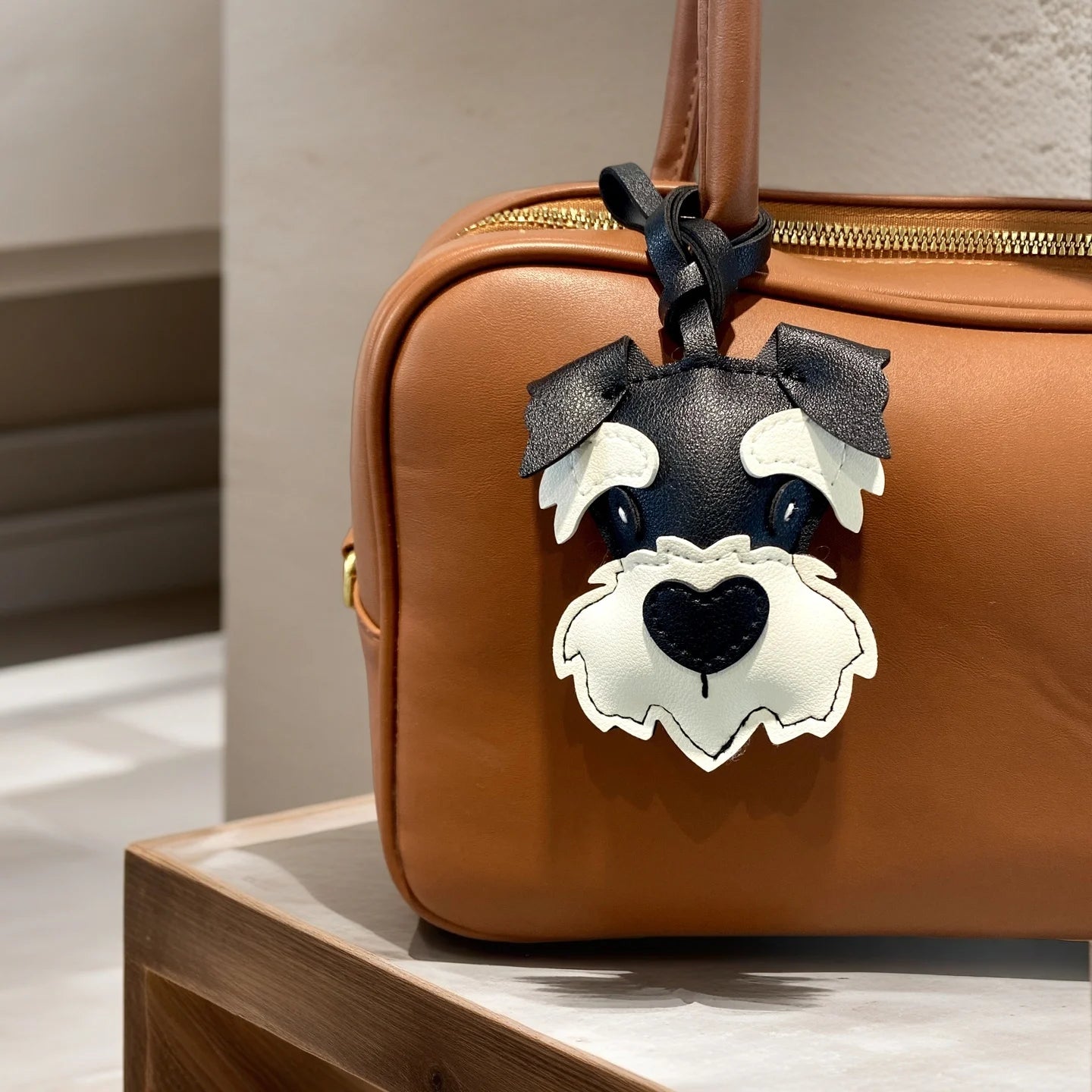 Schnauzer Pal Bag Charm