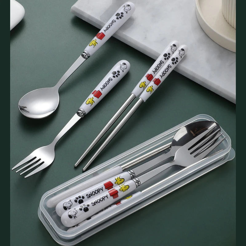 Snoopy 4pcs Utensils Set