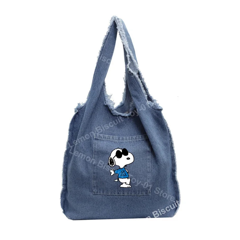 Snoopy Vibin Denim Bag