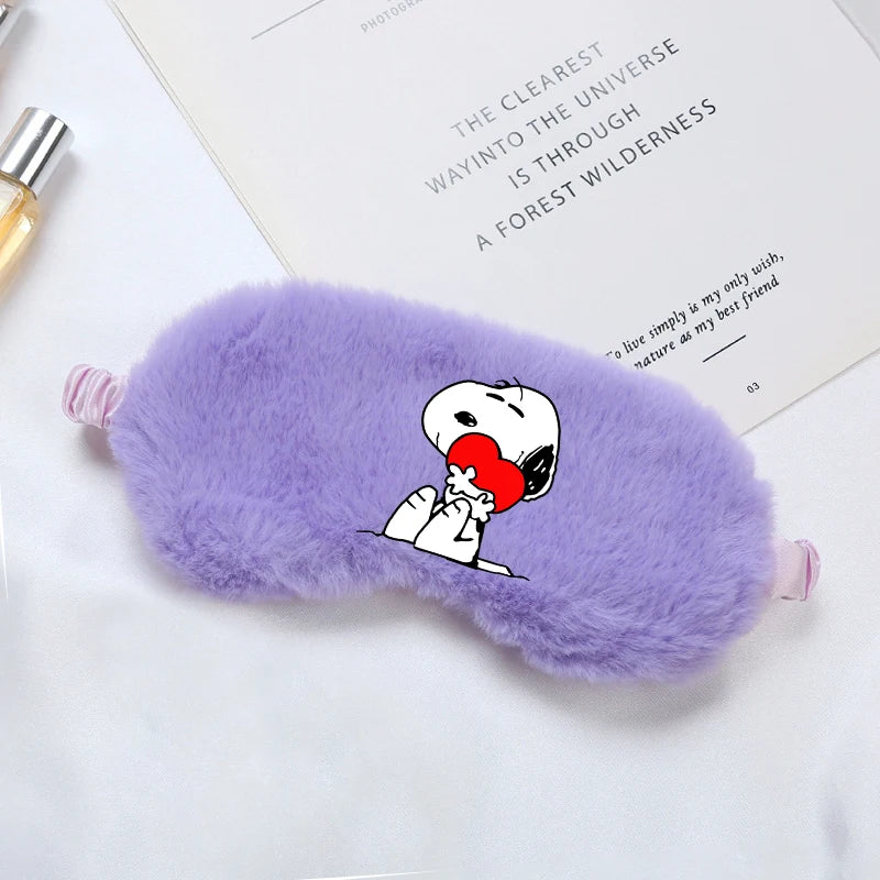 Snoopy Plushy Eye Mask