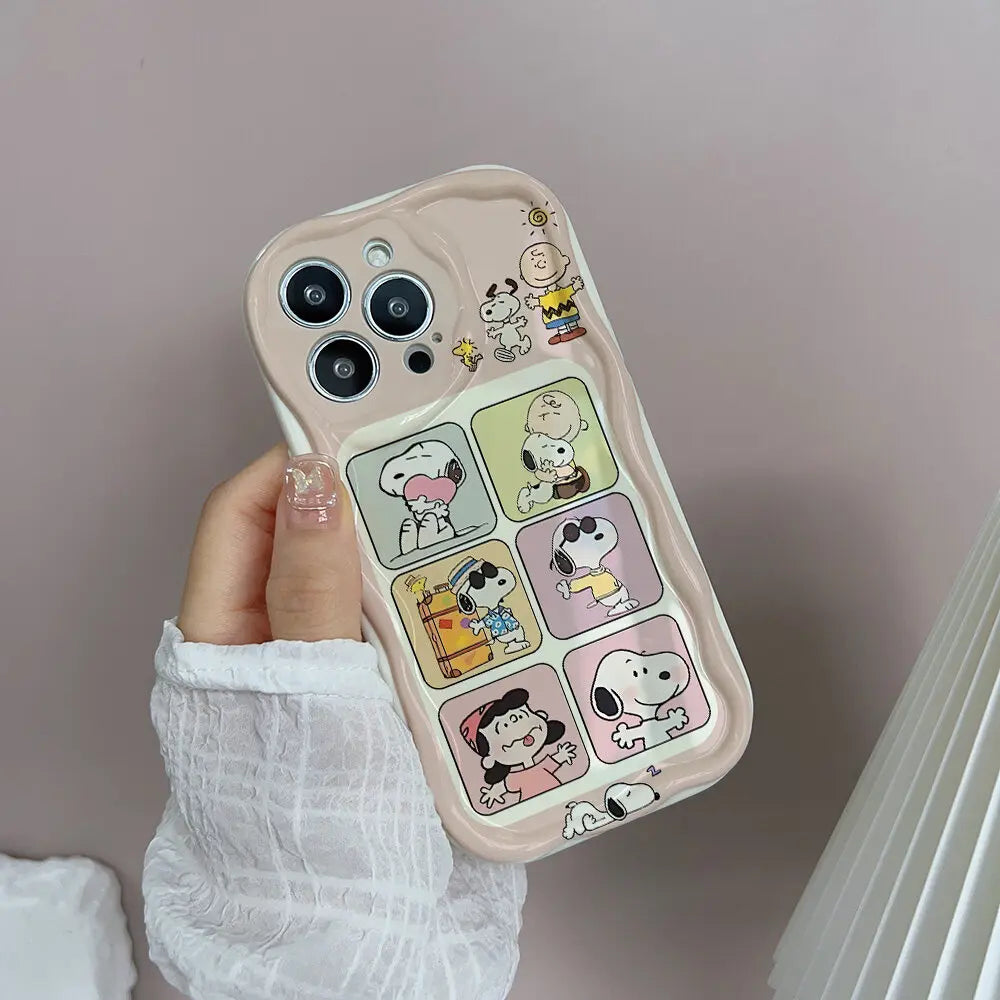 Snoopy Kawaii Wave Phone Case
