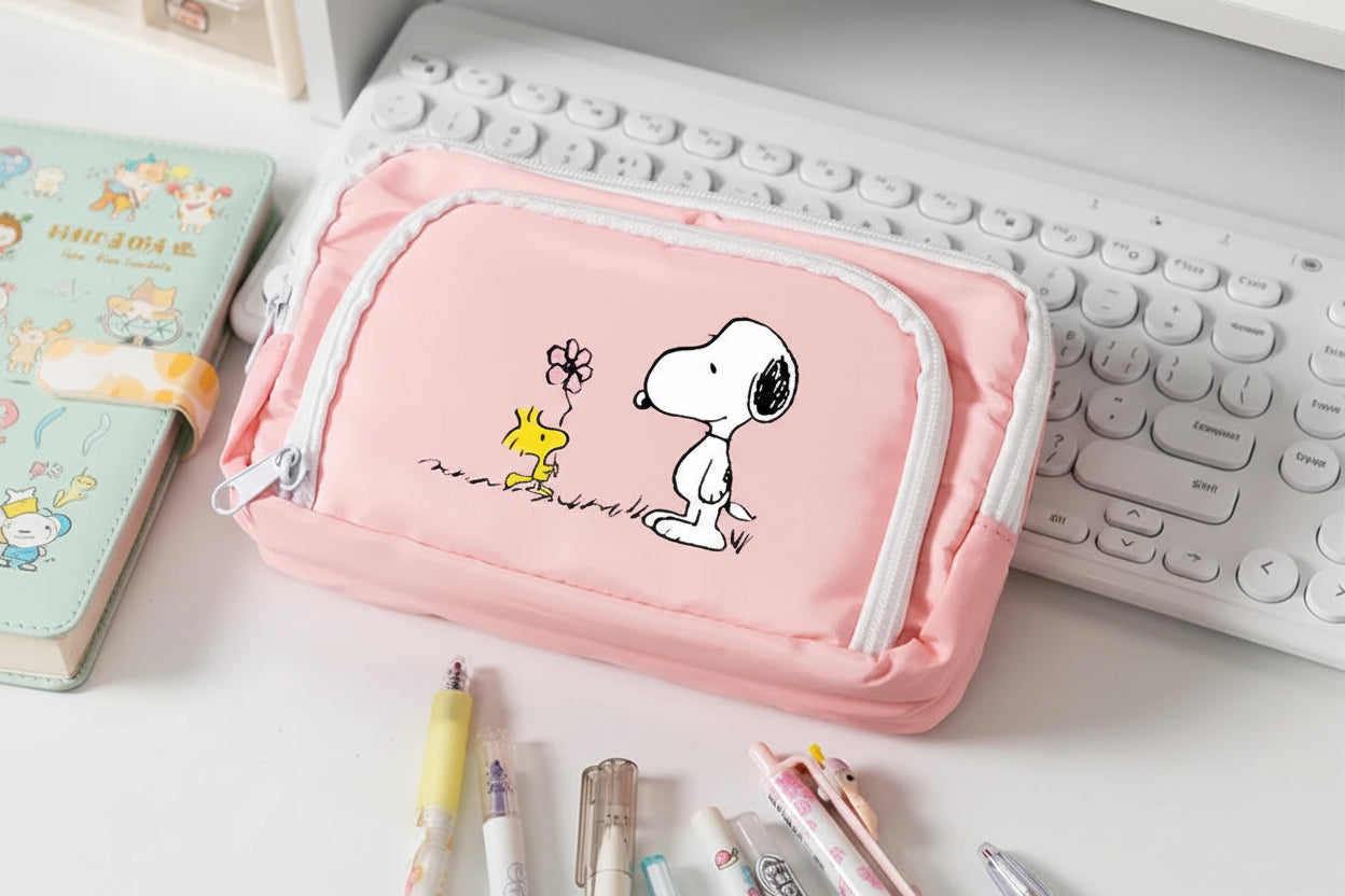 Snoopy 3 Layer Pencil Case