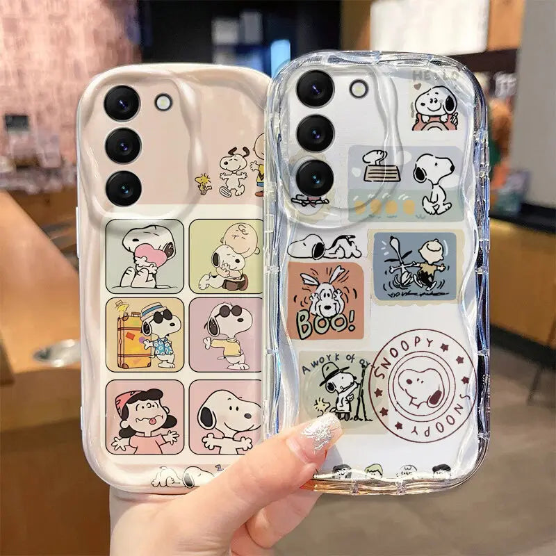 Snoopy Kawaii Wave Phone Case