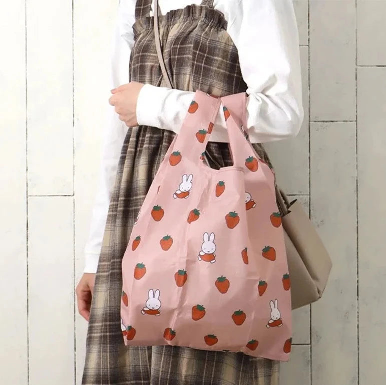 Miffy Strawberry Foldable & Portable Bag