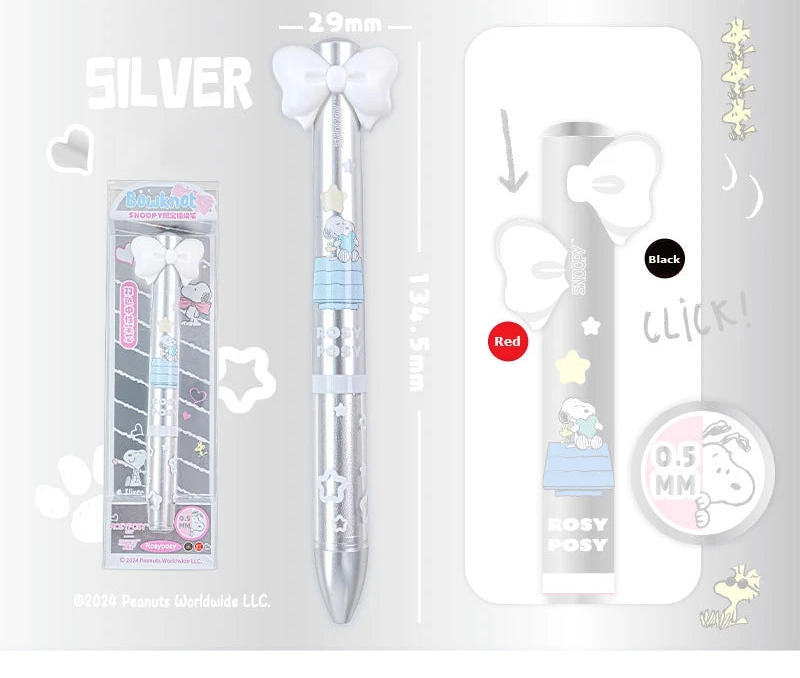 Snoopy Bow Gel Pens