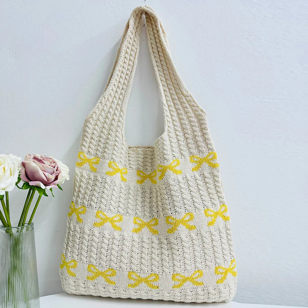 Bow Crochet Bag