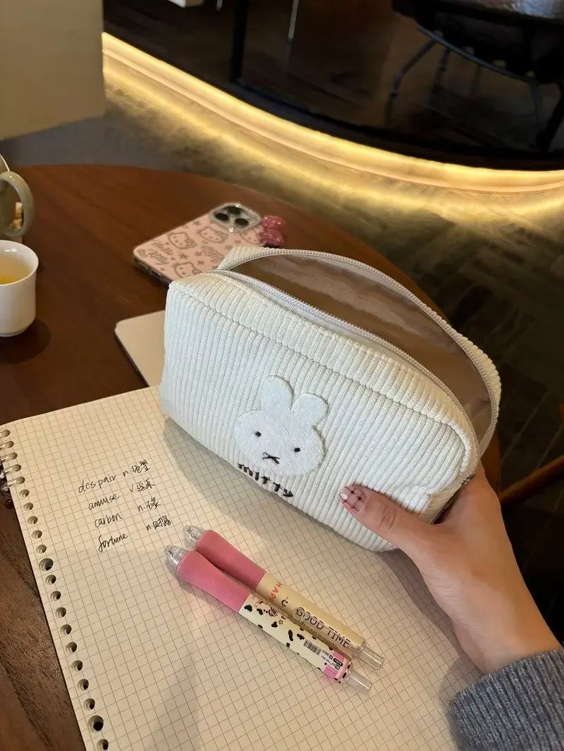 Miffy Corduroy Cosmetic Bag
