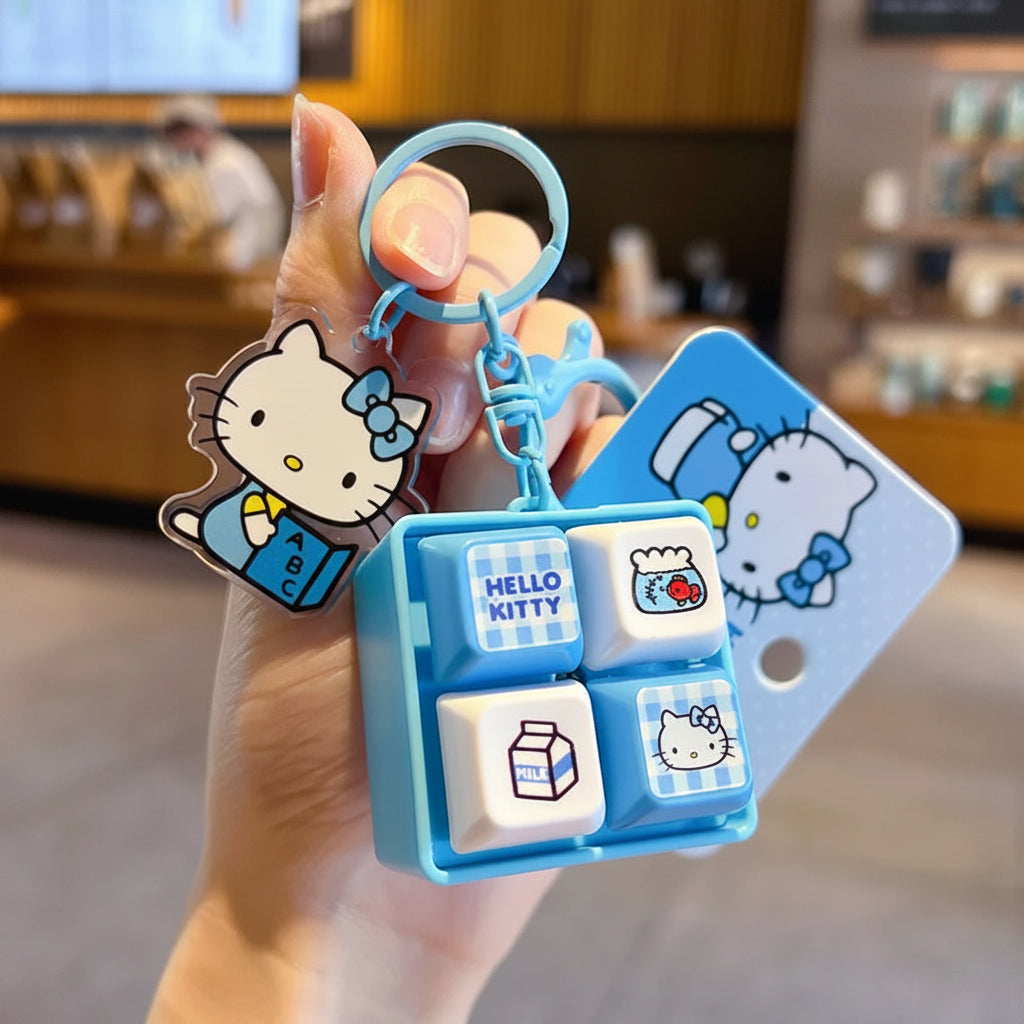 Helo Kitty Keyboard Keychain