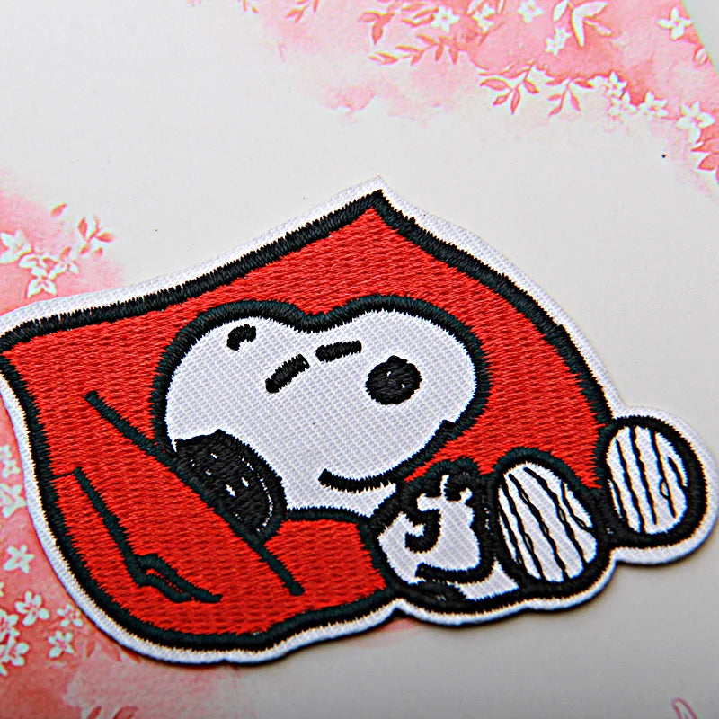 Snoopy Mood Embroidered Patch