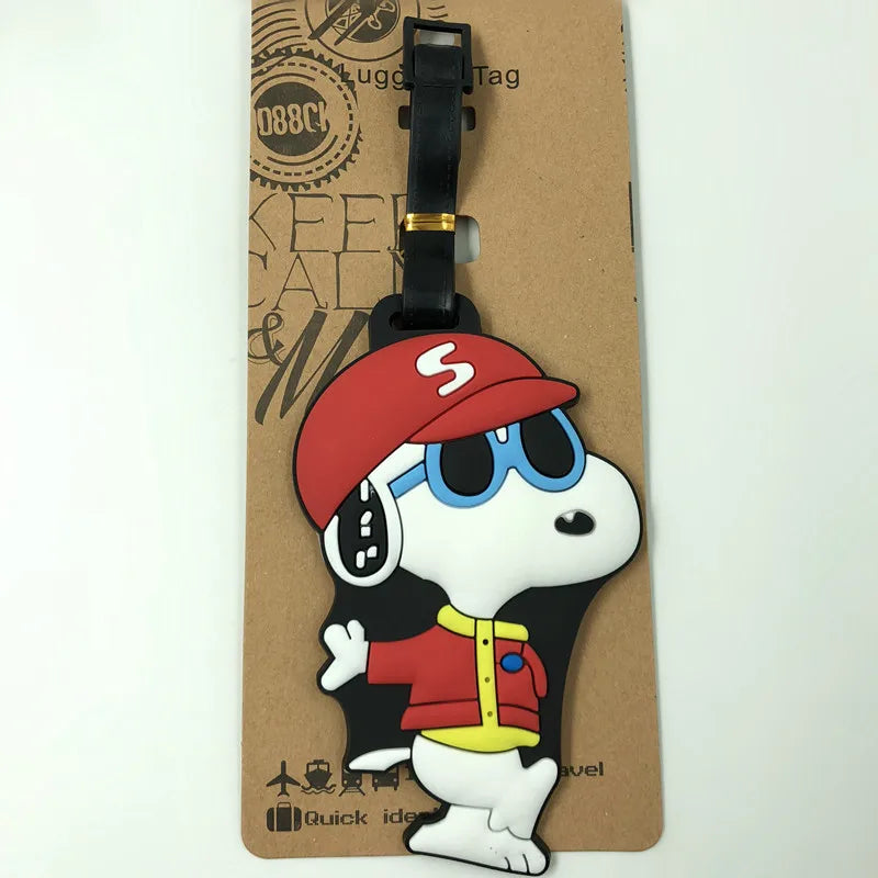 Snoopy Playful Luggage Tag