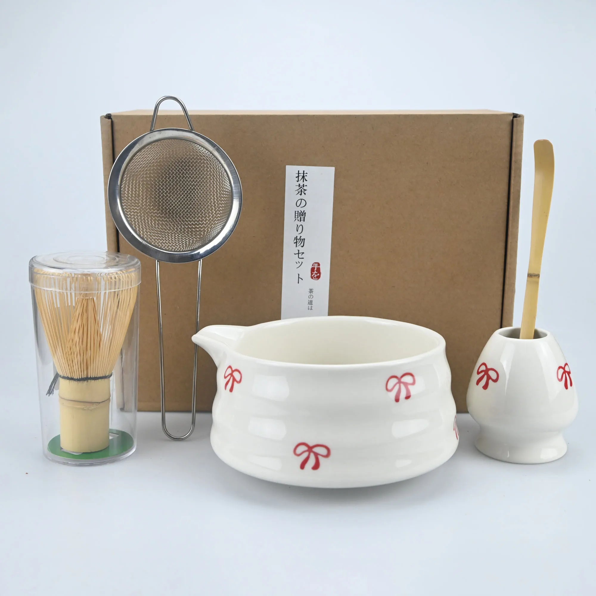 Bow Matcha Bowl Set