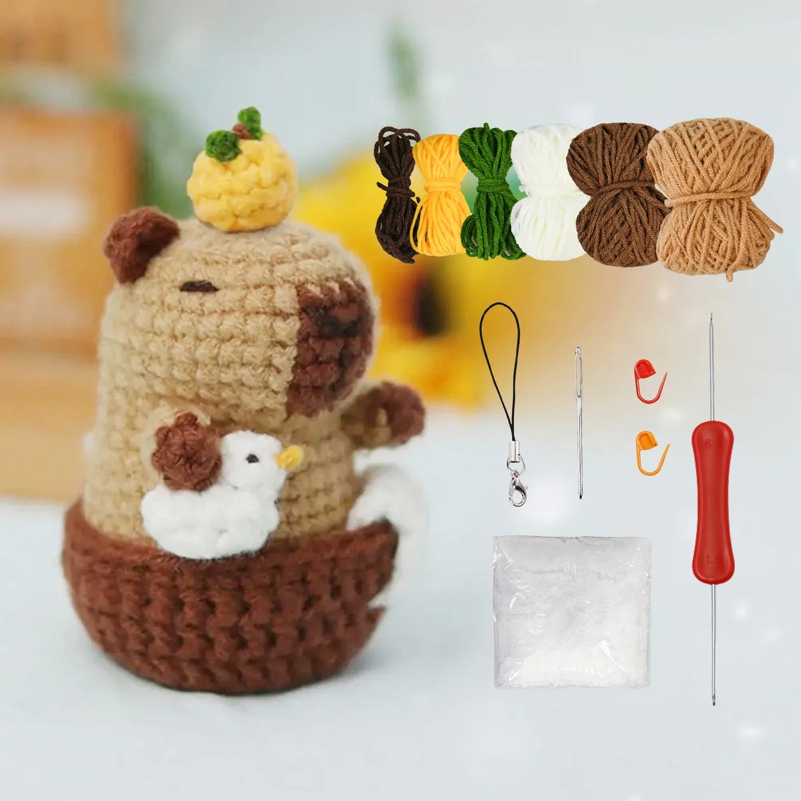 Capybara Diy Crochet Kit